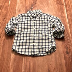 Baby Gap Cotton Plaid Button Shirt